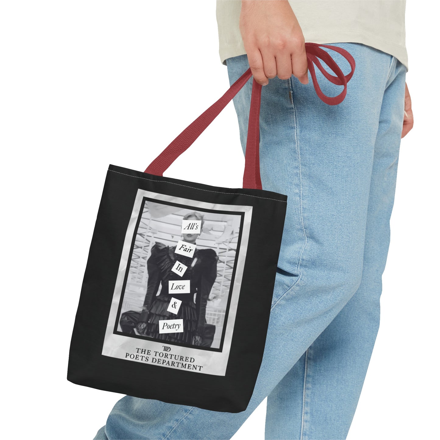 All is fair in love and poetry tote bag