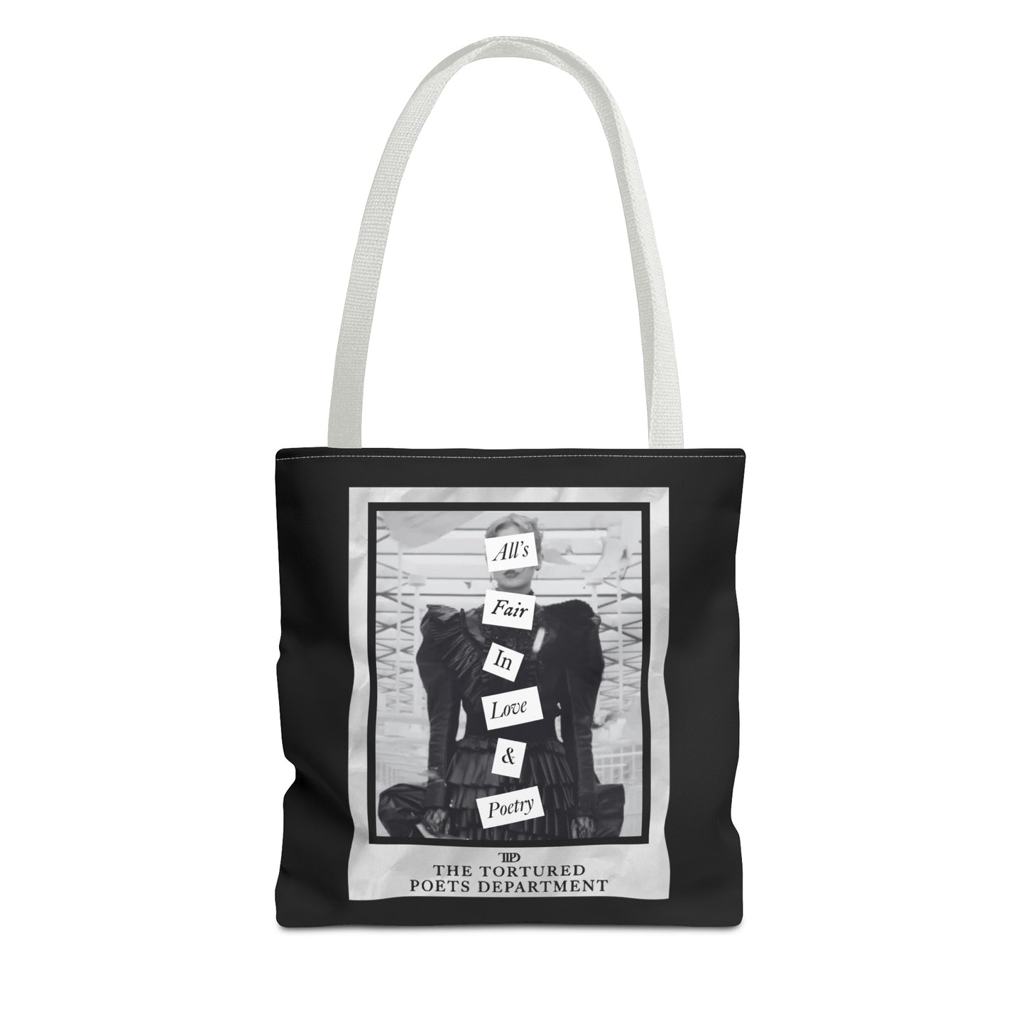 All is fair in love and poetry tote bag