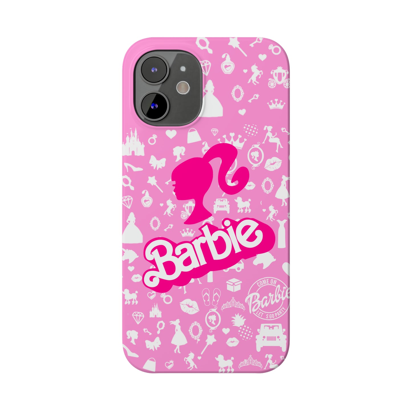 Barbie phone case, Barbie movie merch, Movie phone case, pink phone case