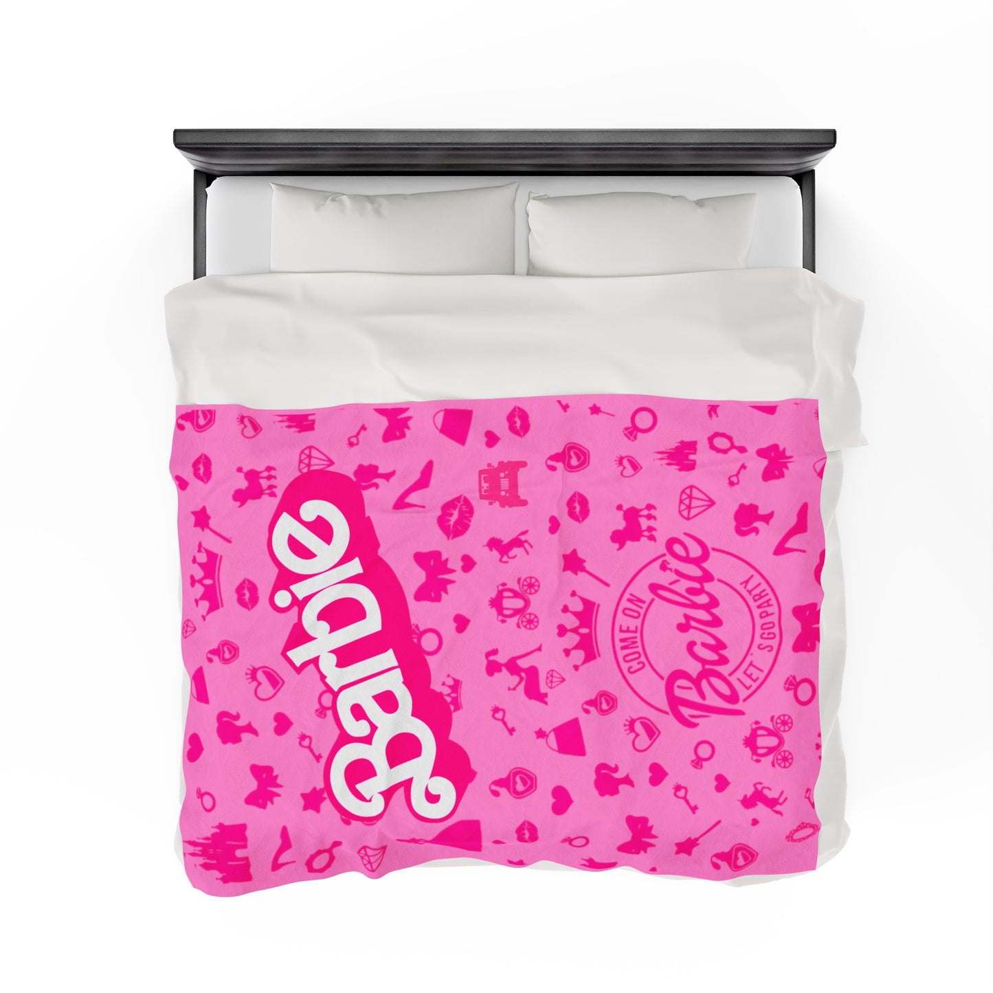 Barbie all over print blanket