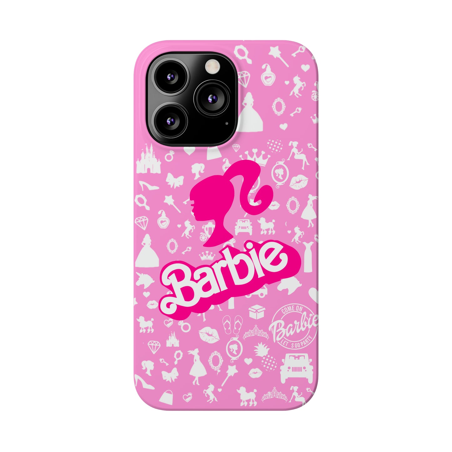 Barbie phone case, Barbie movie merch, Movie phone case, pink phone case