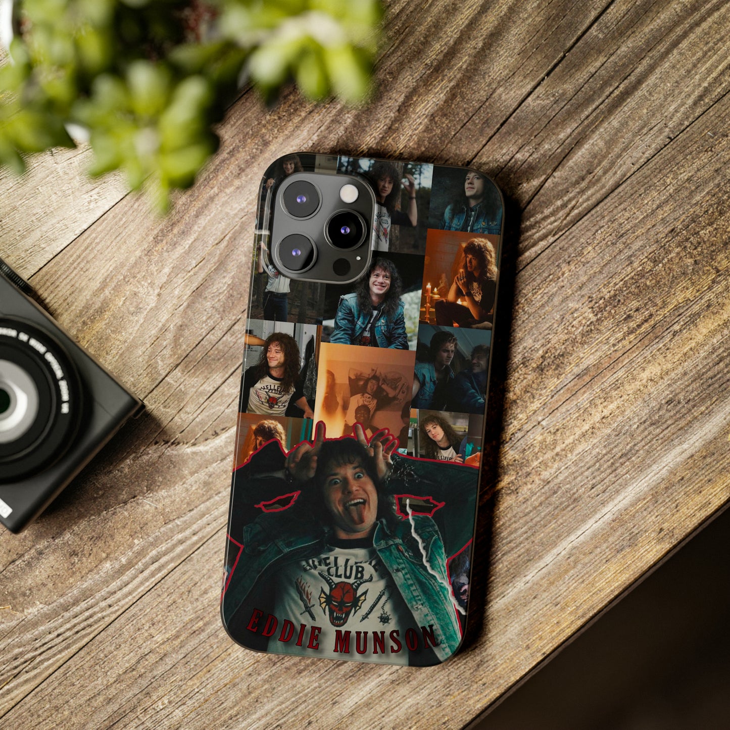 Eddie Munson Slim Phone Case, Stranger Things slim phone case