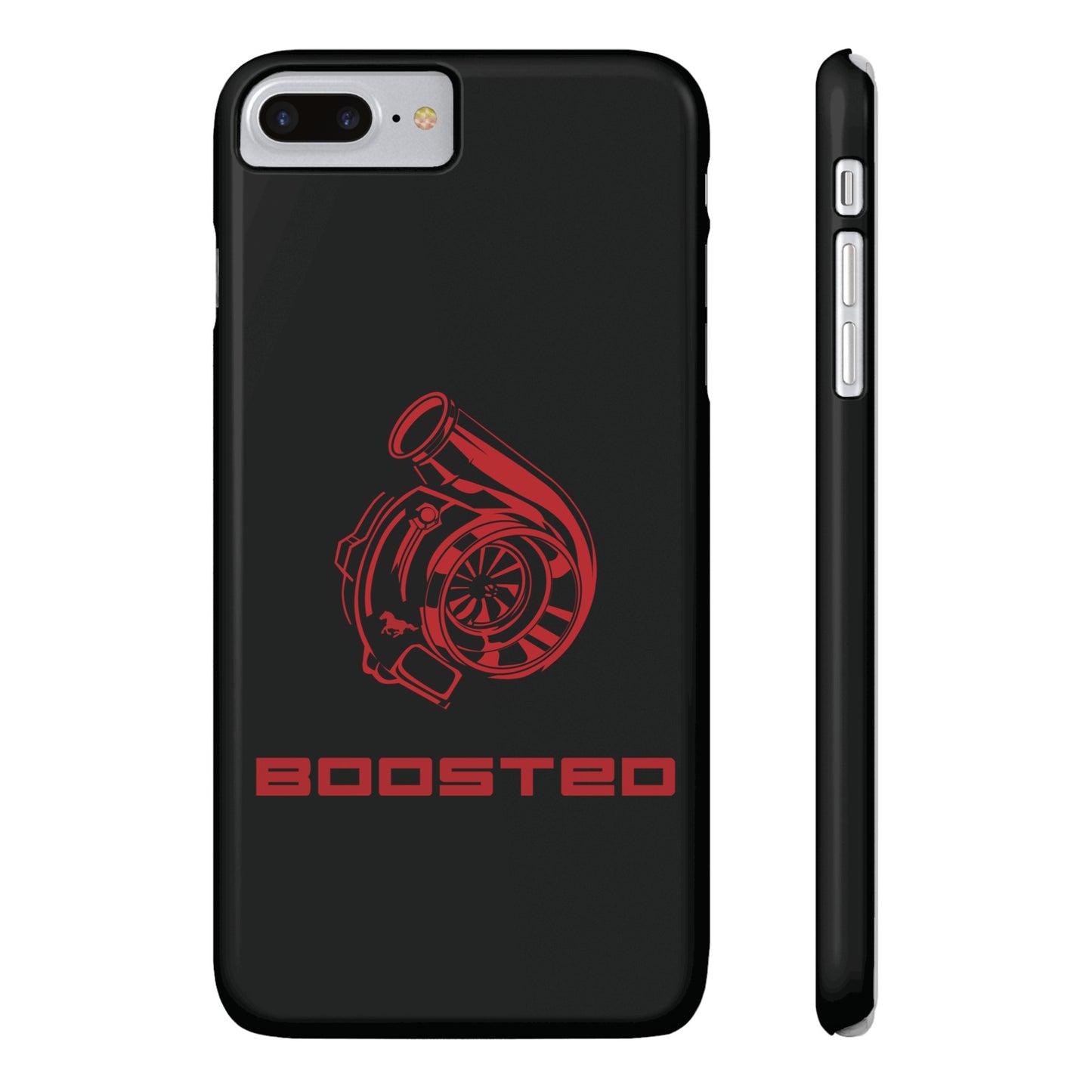 2015-2024 Mustang Boosted Badge - GT350 EcoBoost Emblem Slim Phone Cases