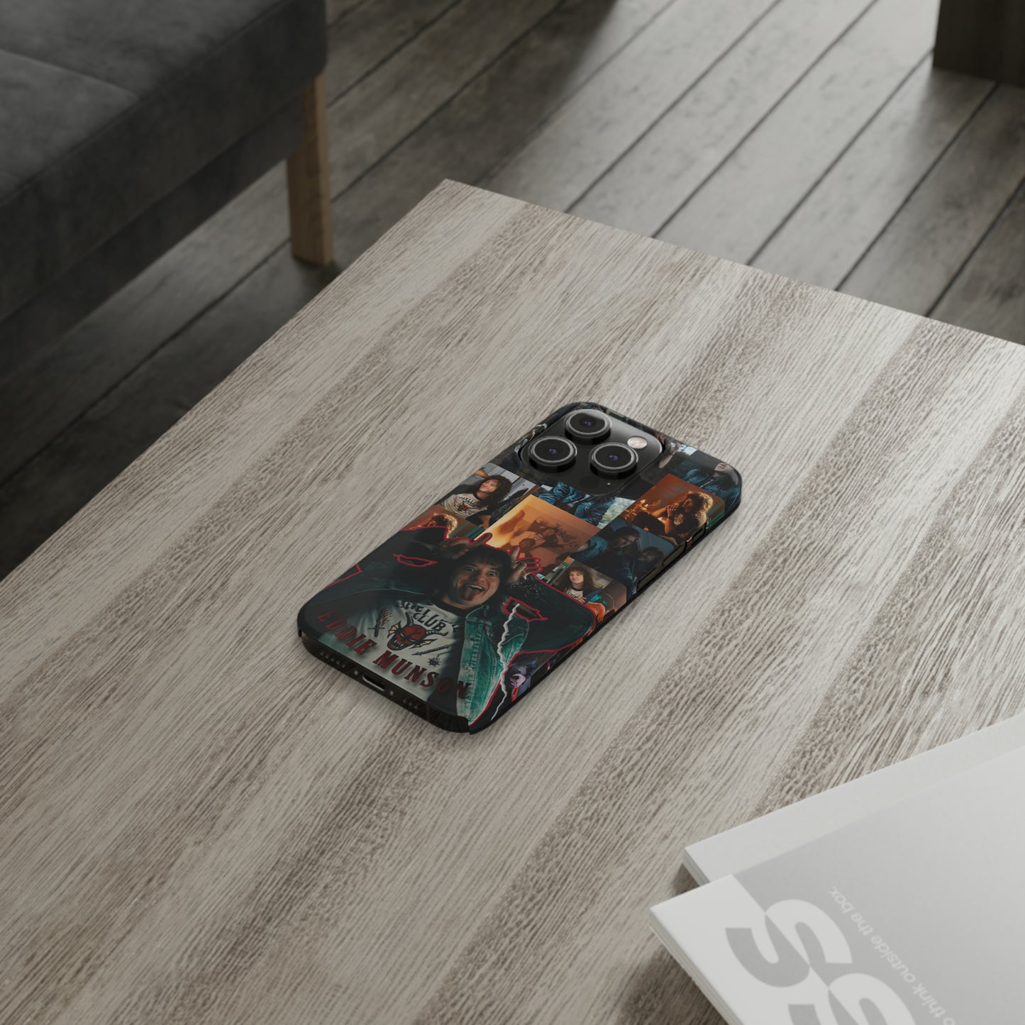 Eddie Munson Slim Phone Case, Stranger Things slim phone case