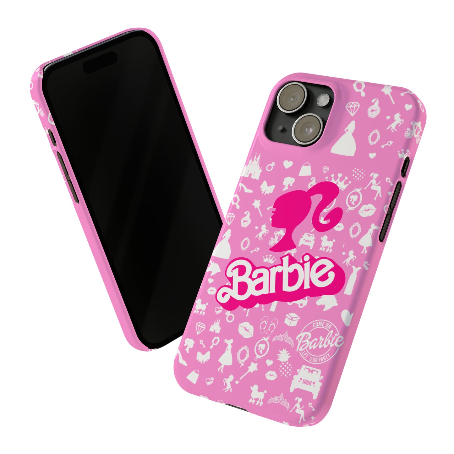 Barbie phone case, Barbie movie merch, Movie phone case, pink phone case