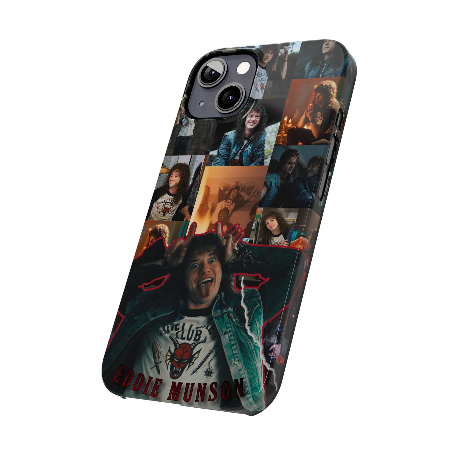 Eddie Munson Slim Phone Case, Stranger Things slim phone case