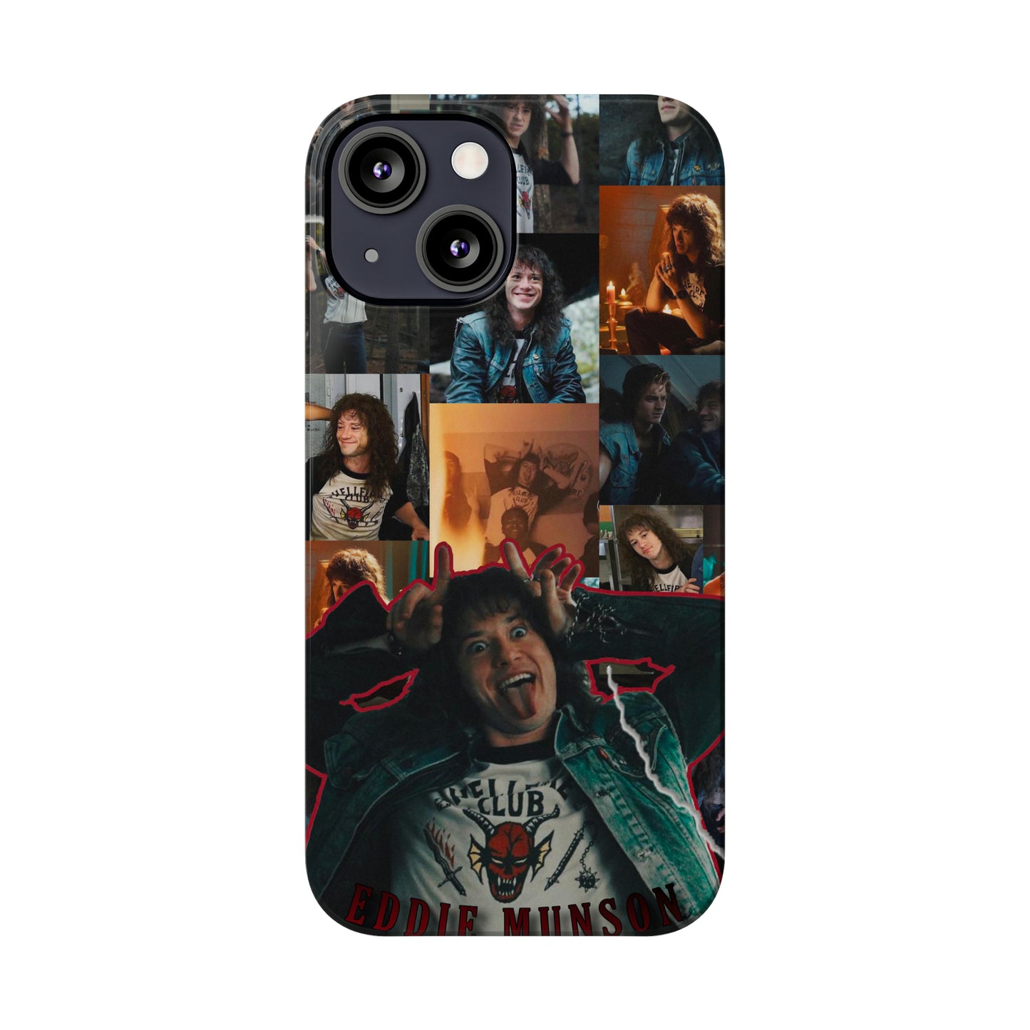 Eddie Munson Slim Phone Case, Stranger Things slim phone case