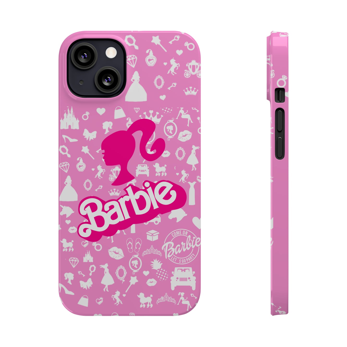 Barbie phone case, Barbie movie merch, Movie phone case, pink phone case