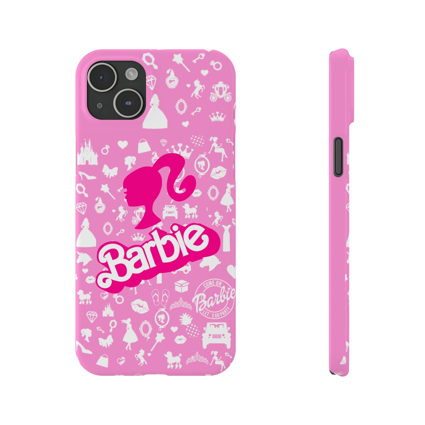 Barbie phone case, Barbie movie merch, Movie phone case, pink phone case