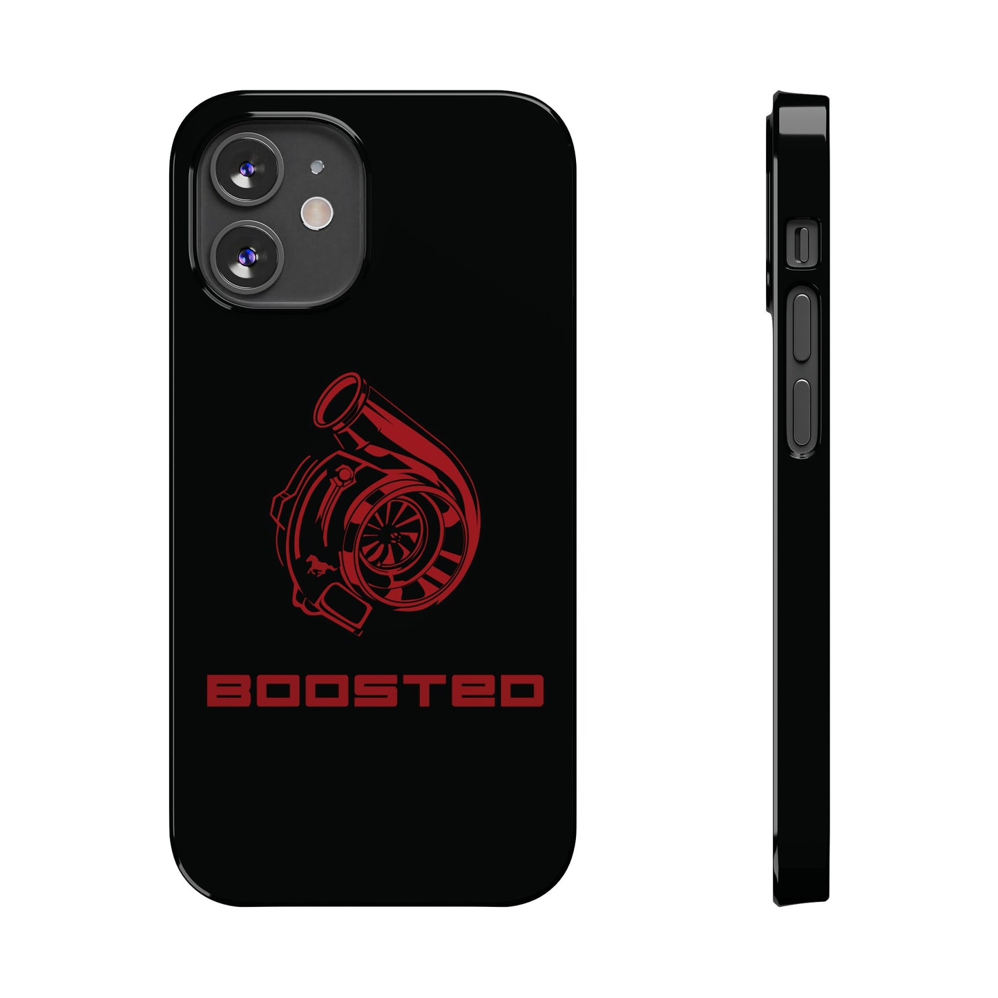 2015-2024 Mustang Boosted Badge - GT350 EcoBoost Emblem Slim Phone Cases