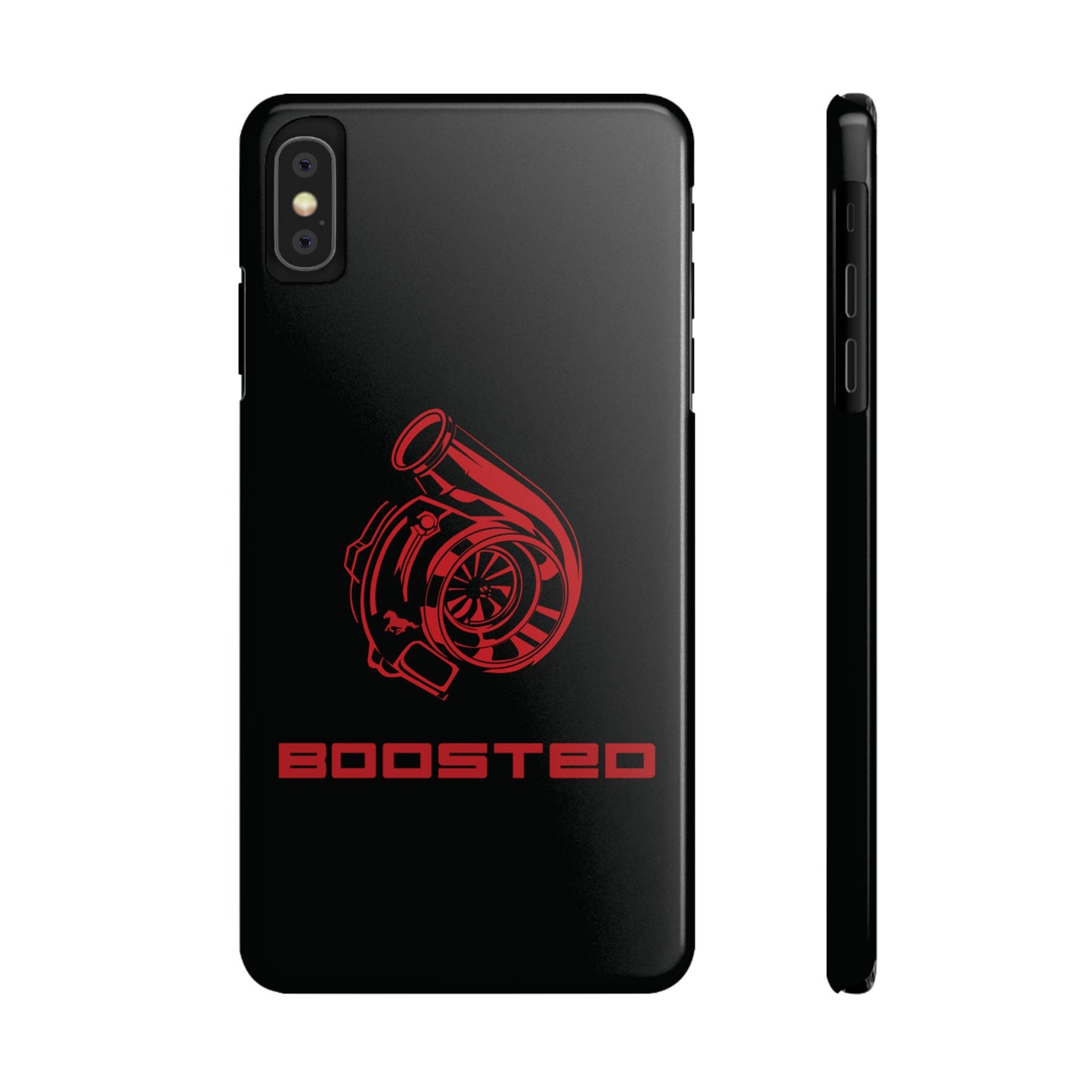 2015-2024 Mustang Boosted Badge - GT350 EcoBoost Emblem Slim Phone Cases