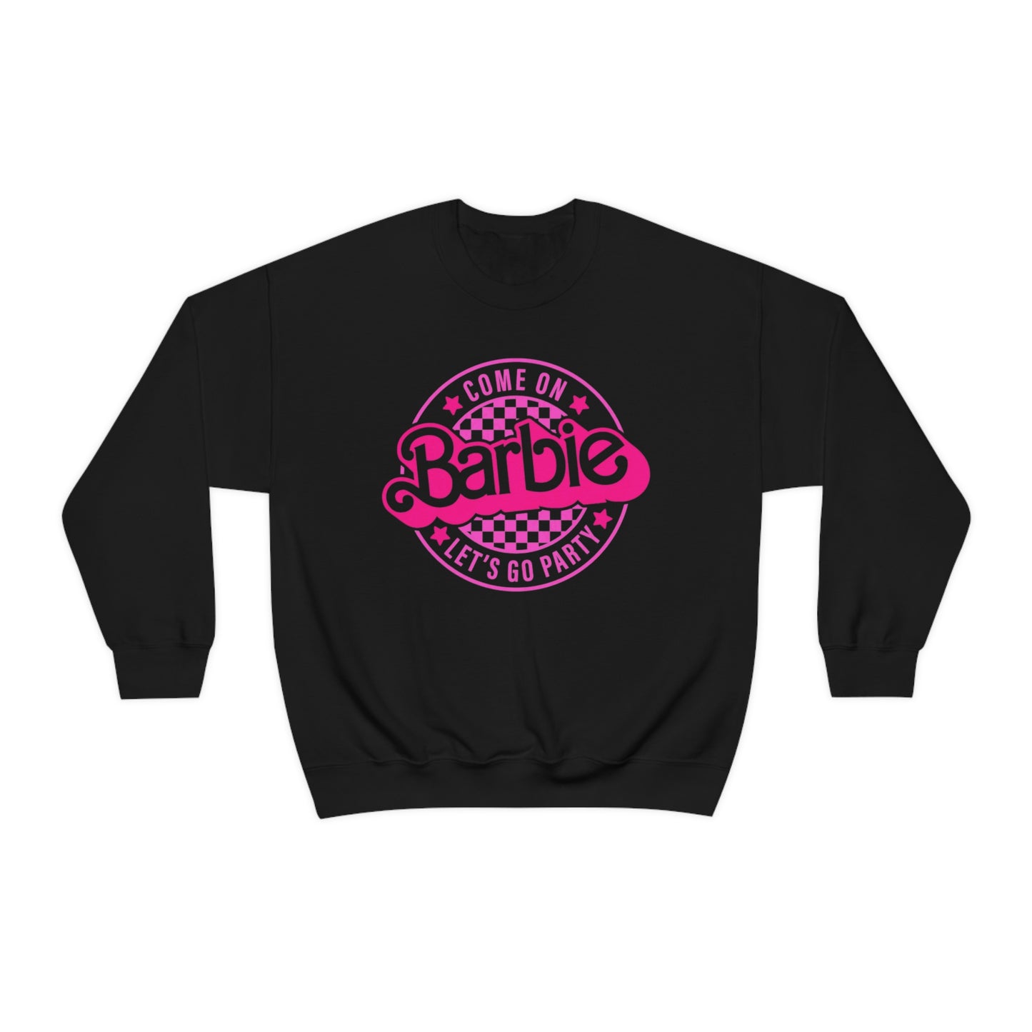 Come on Barbie let's go party shirt, Barbie sweatshirt, Barbie movie sweat shirt