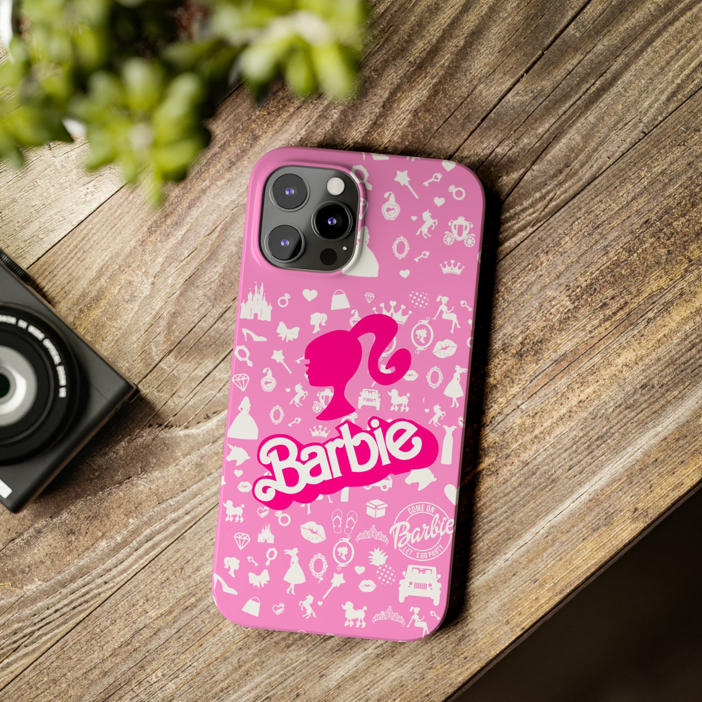 Barbie phone case, Barbie movie merch, Movie phone case, pink phone case