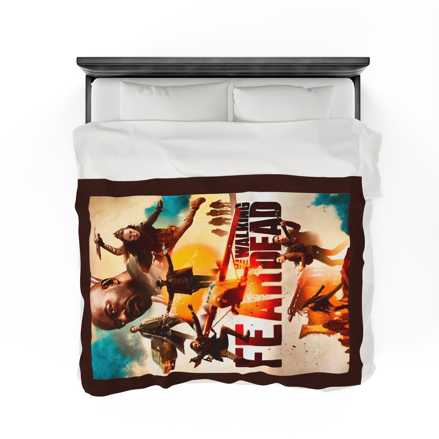 Fear the walking dead blanket, Ftwd merch, Alicia Clark, Morgan Jones