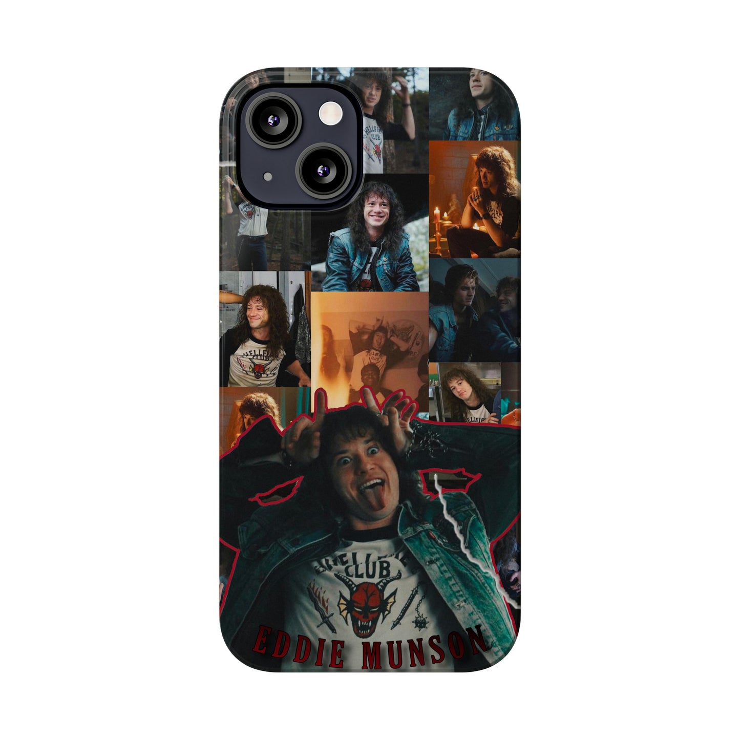 Eddie Munson Slim Phone Case, Stranger Things slim phone case