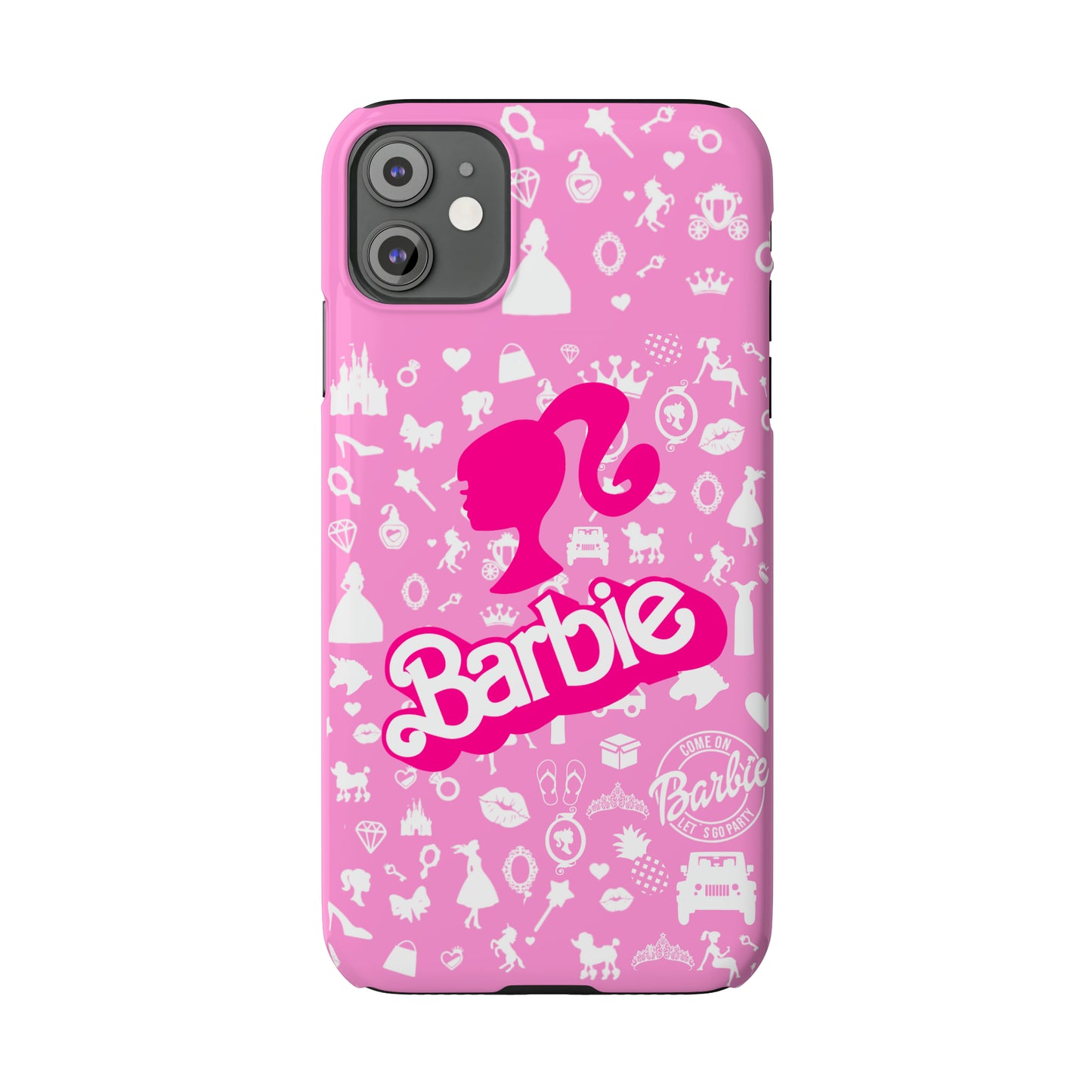 Barbie phone case, Barbie movie merch, Movie phone case, pink phone case