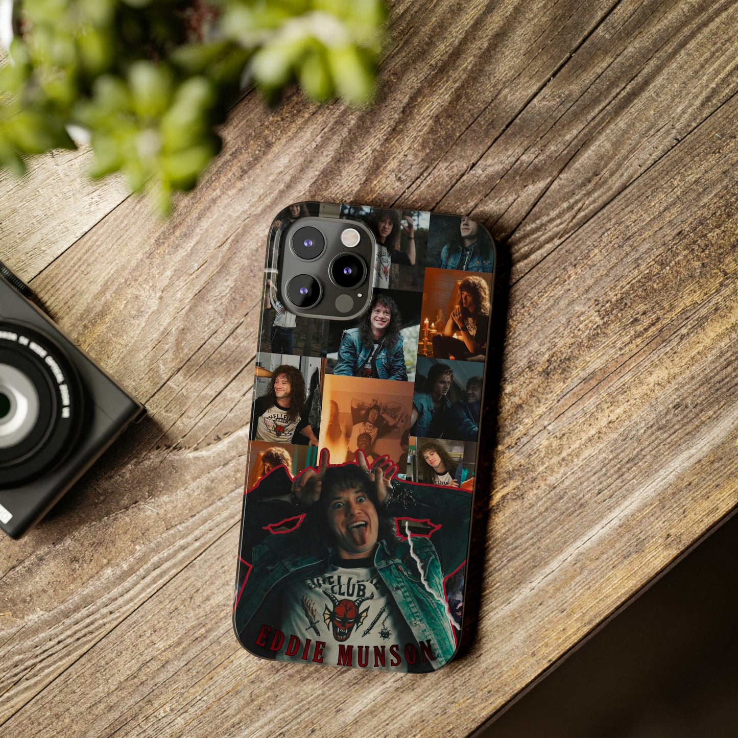 Eddie Munson Slim Phone Case, Stranger Things slim phone case