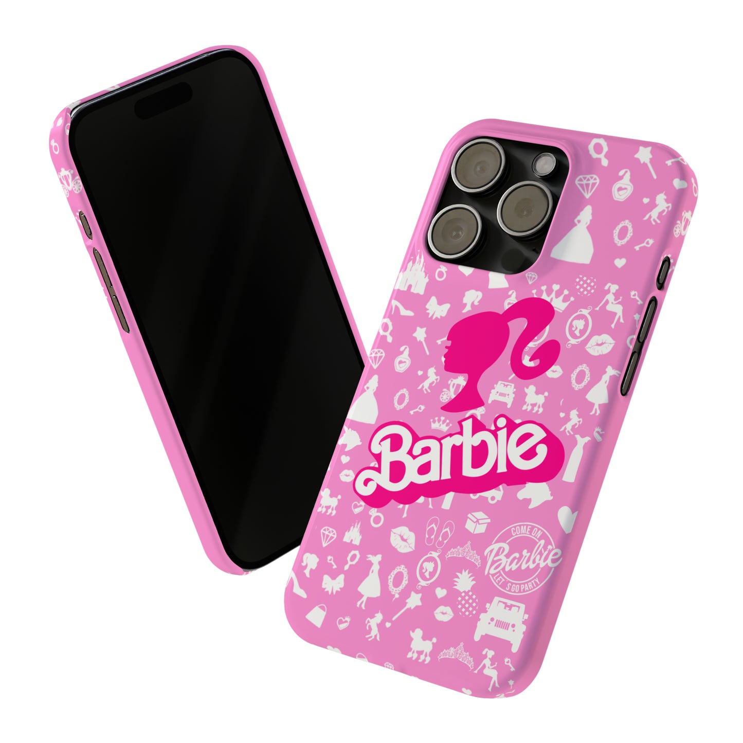 Barbie phone case, Barbie movie merch, Movie phone case, pink phone case