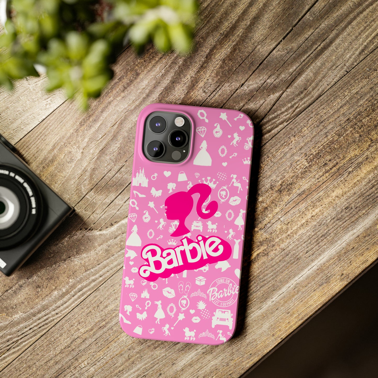 Barbie phone case, Barbie movie merch, Movie phone case, pink phone case