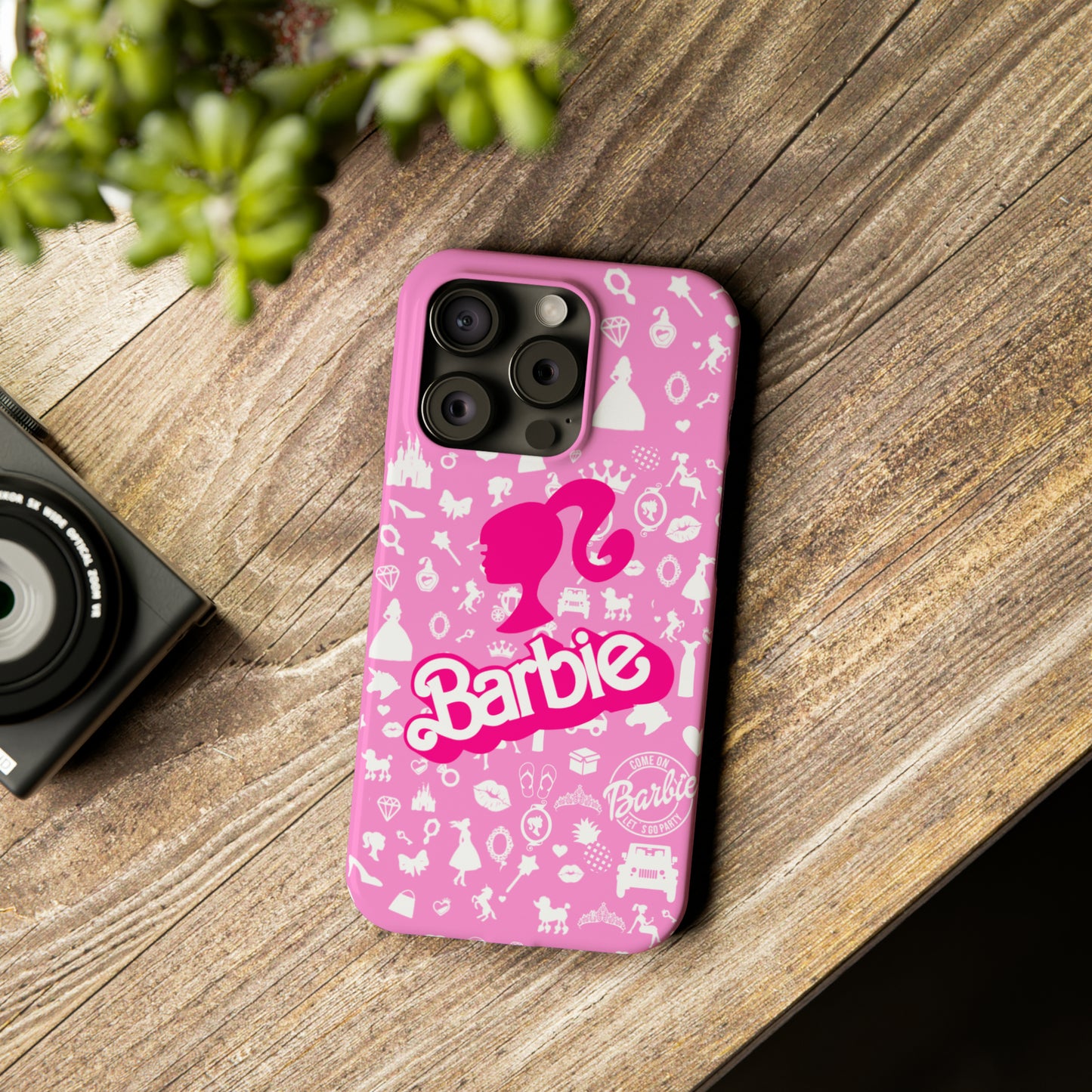 Barbie phone case, Barbie movie merch, Movie phone case, pink phone case