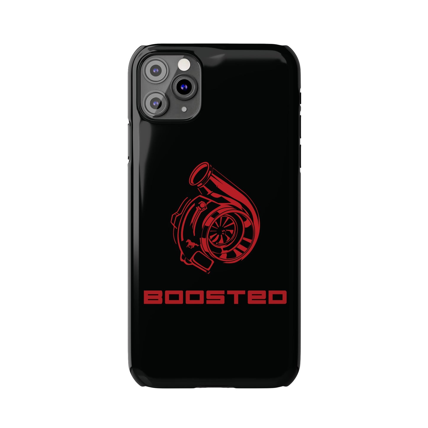 2015-2024 Mustang Boosted Badge - GT350 EcoBoost Emblem Slim Phone Cases