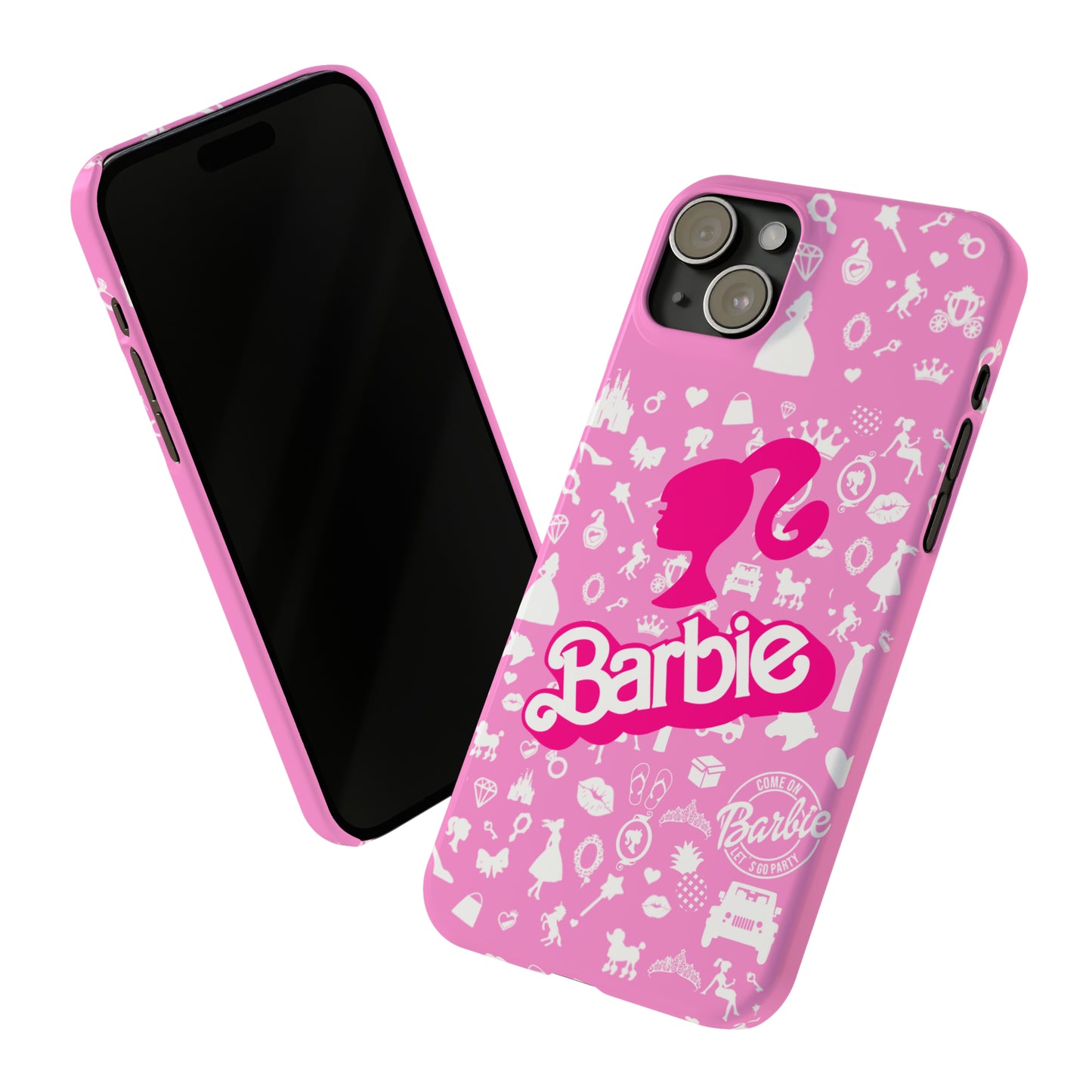 Barbie phone case, Barbie movie merch, Movie phone case, pink phone case