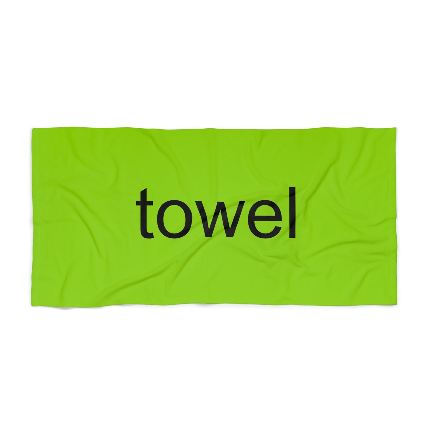 Custom Green Beach "Towel"