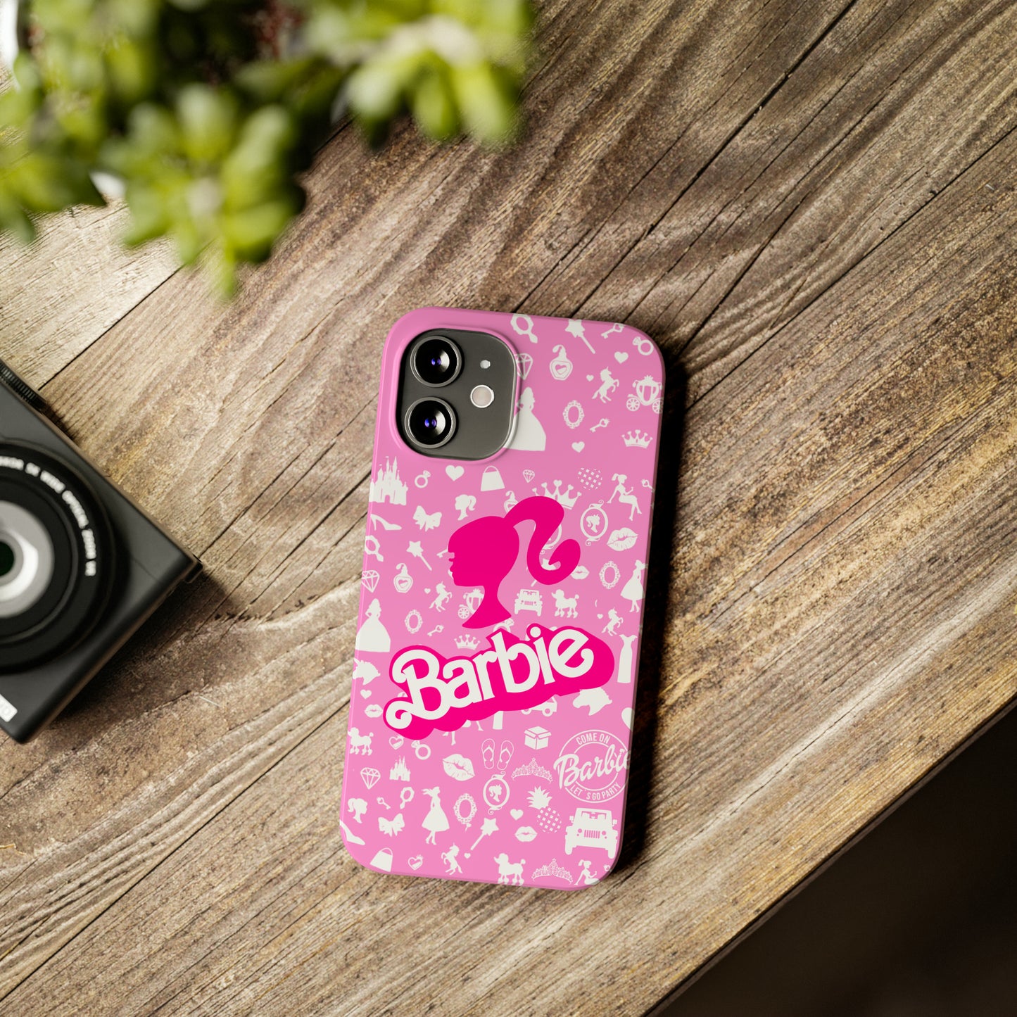 Barbie phone case, Barbie movie merch, Movie phone case, pink phone case