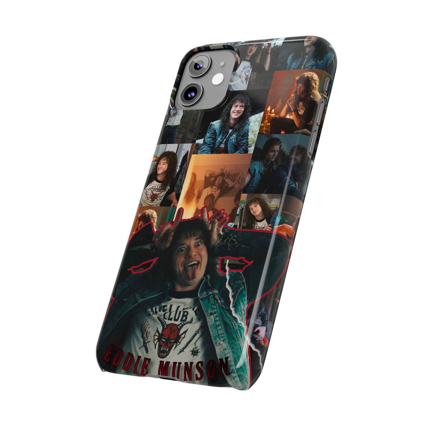 Eddie Munson Slim Phone Case, Stranger Things slim phone case