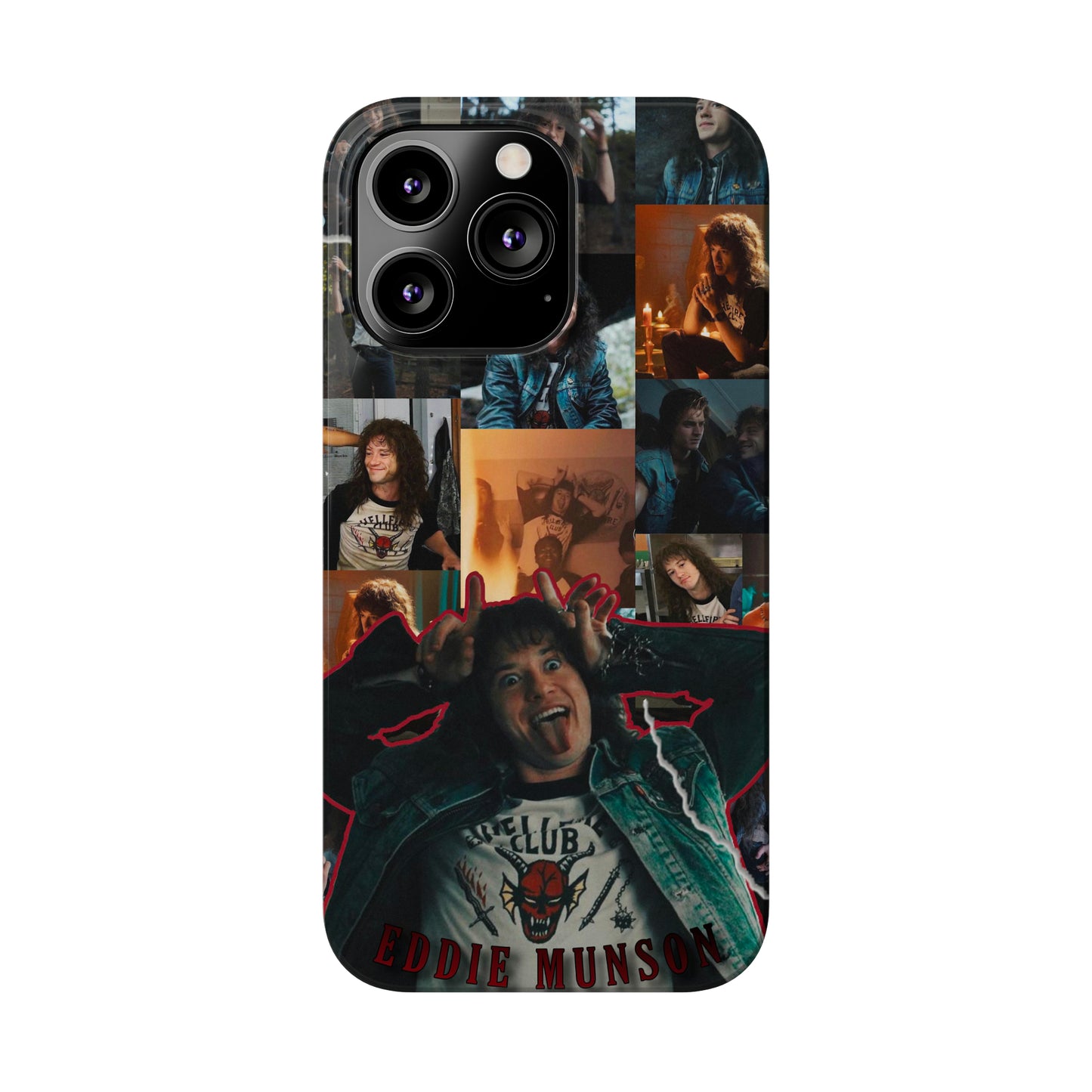 Eddie Munson Slim Phone Case, Stranger Things slim phone case