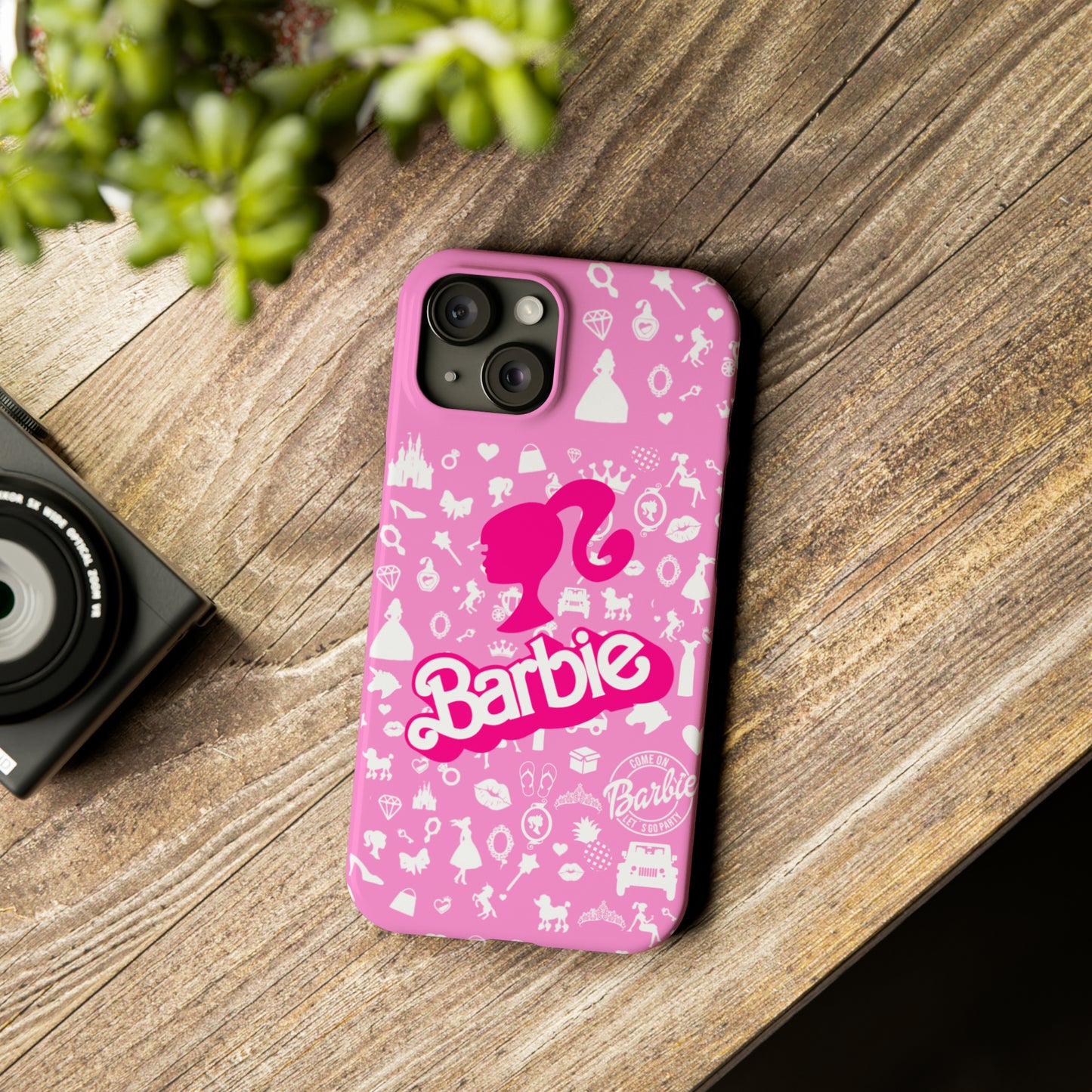 Barbie phone case, Barbie movie merch, Movie phone case, pink phone case