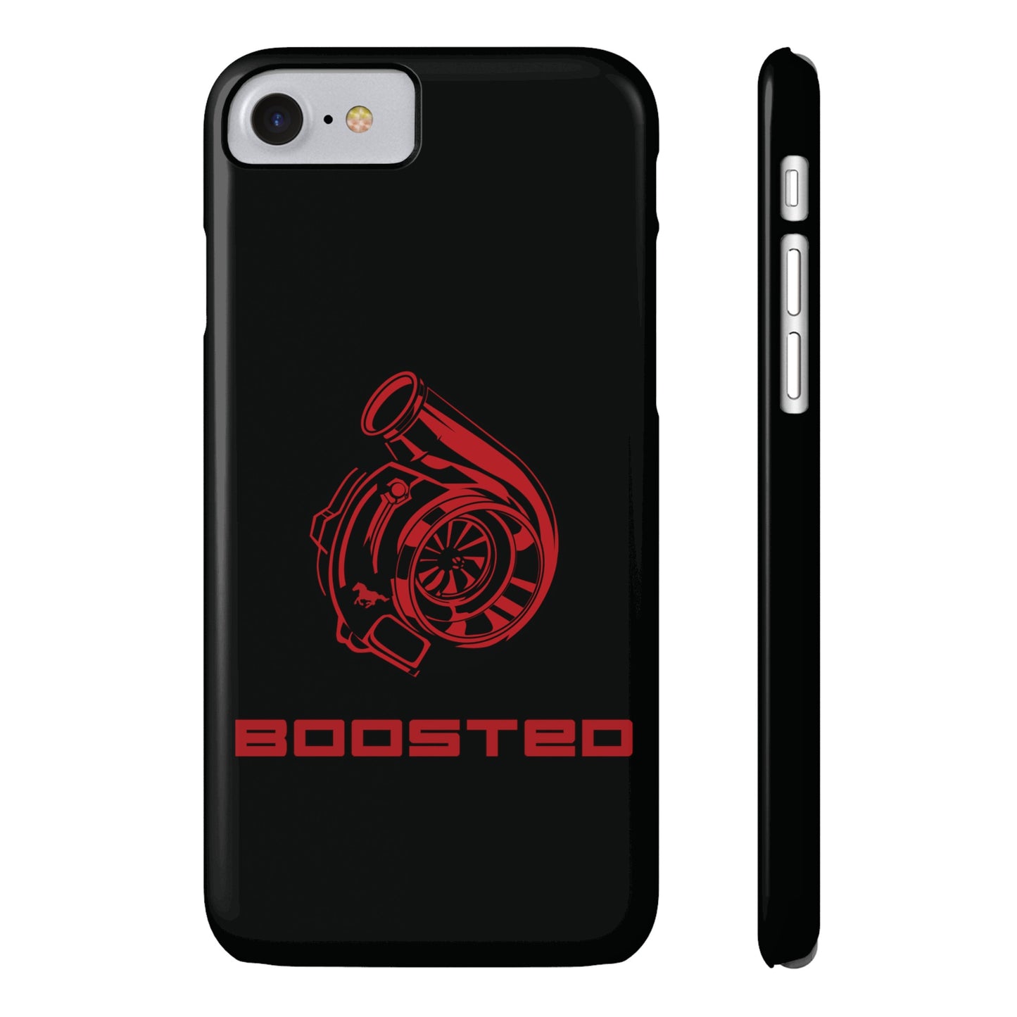 2015-2024 Mustang Boosted Badge - GT350 EcoBoost Emblem Slim Phone Cases