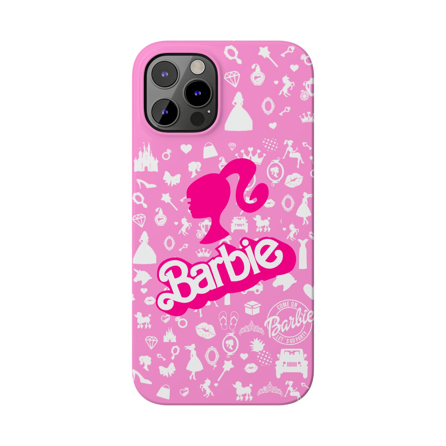 Barbie phone case, Barbie movie merch, Movie phone case, pink phone case