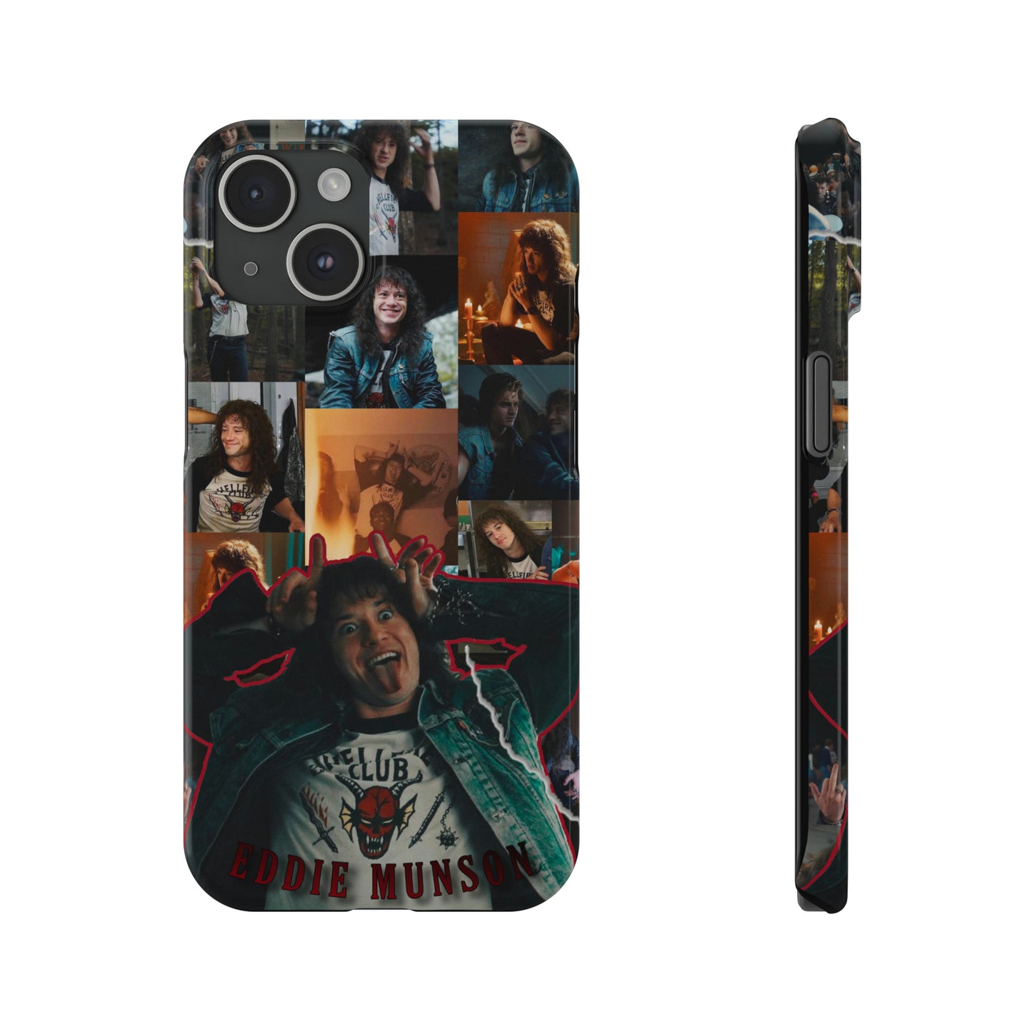 Eddie Munson Slim Phone Case, Stranger Things slim phone case