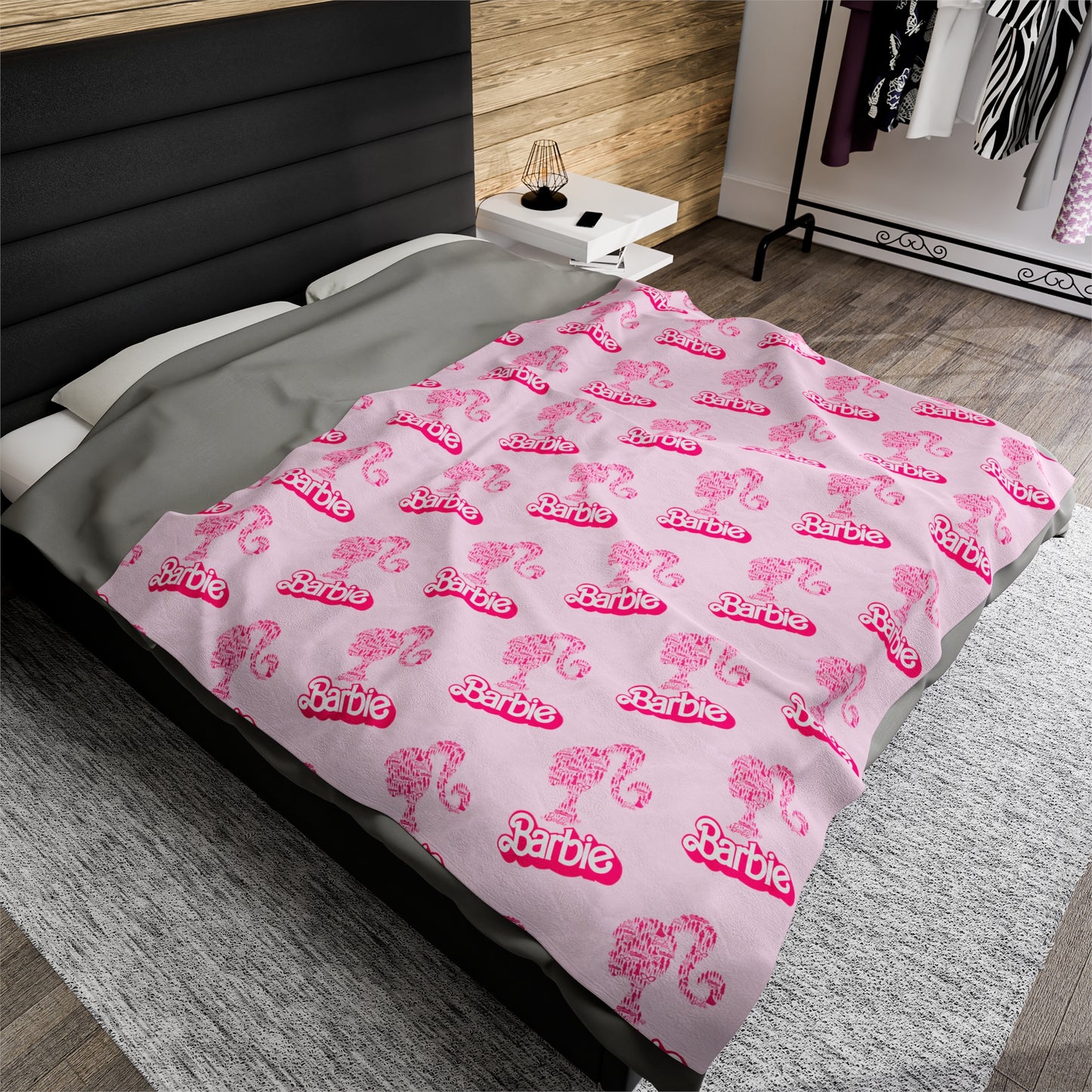 Barbie all over print Blanket, Barbie movie blanket, Barbie movie merch