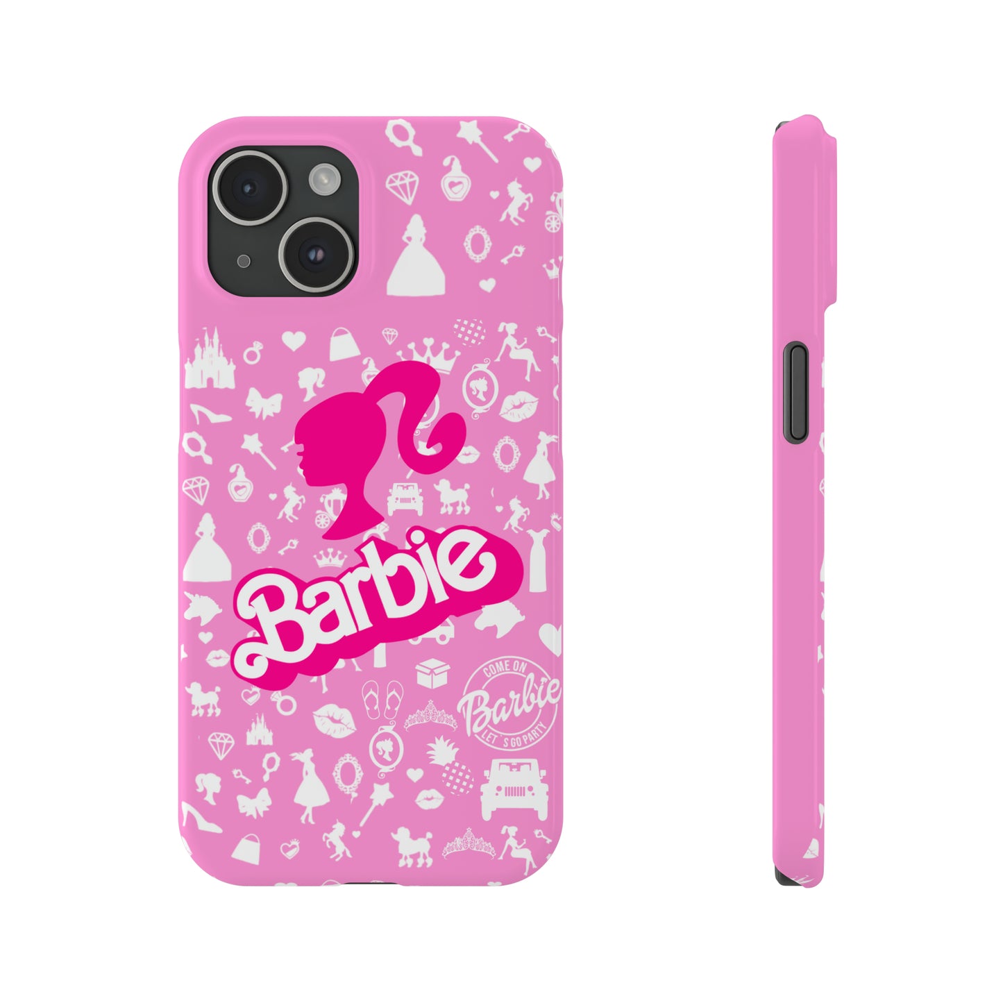 Barbie phone case, Barbie movie merch, Movie phone case, pink phone case