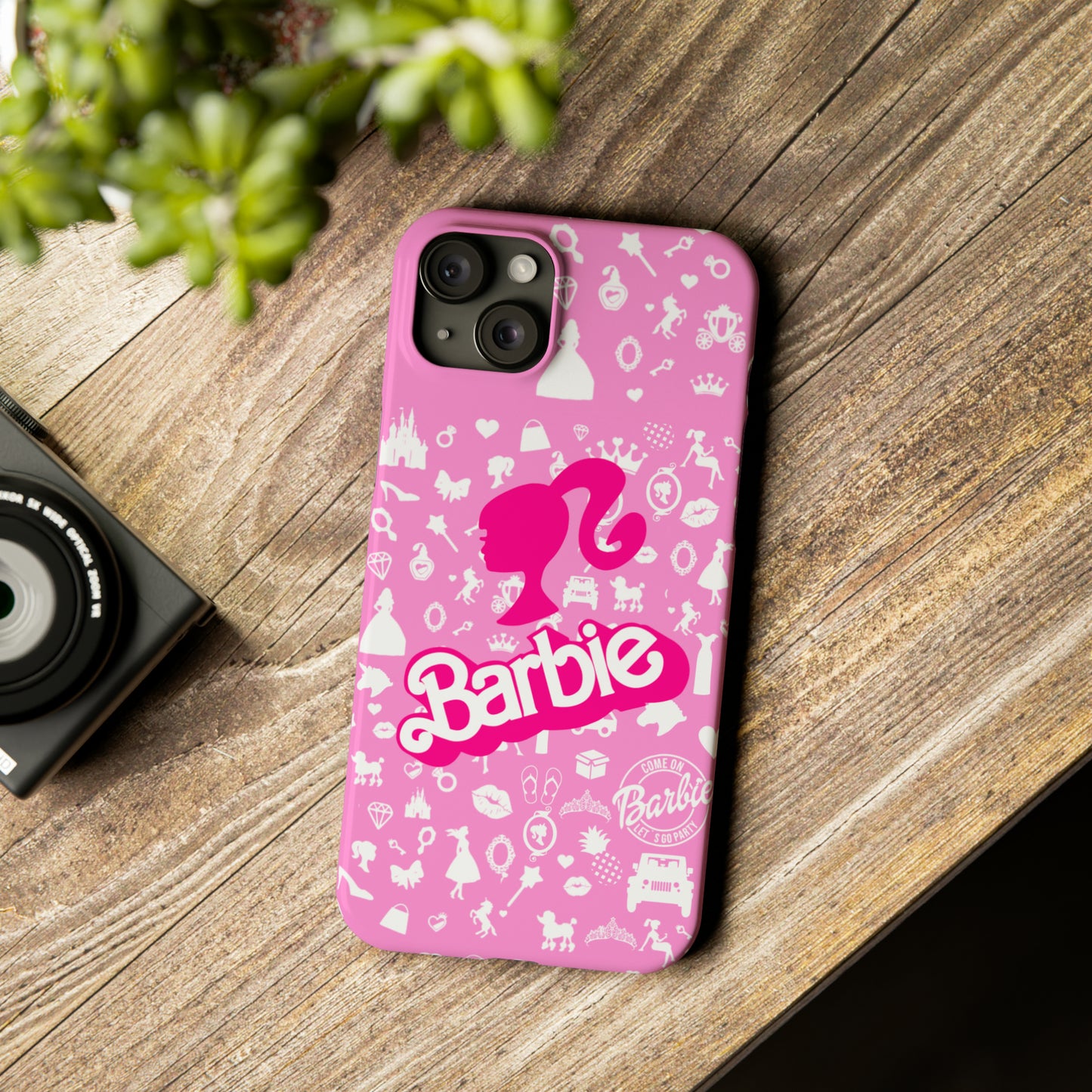 Barbie phone case, Barbie movie merch, Movie phone case, pink phone case