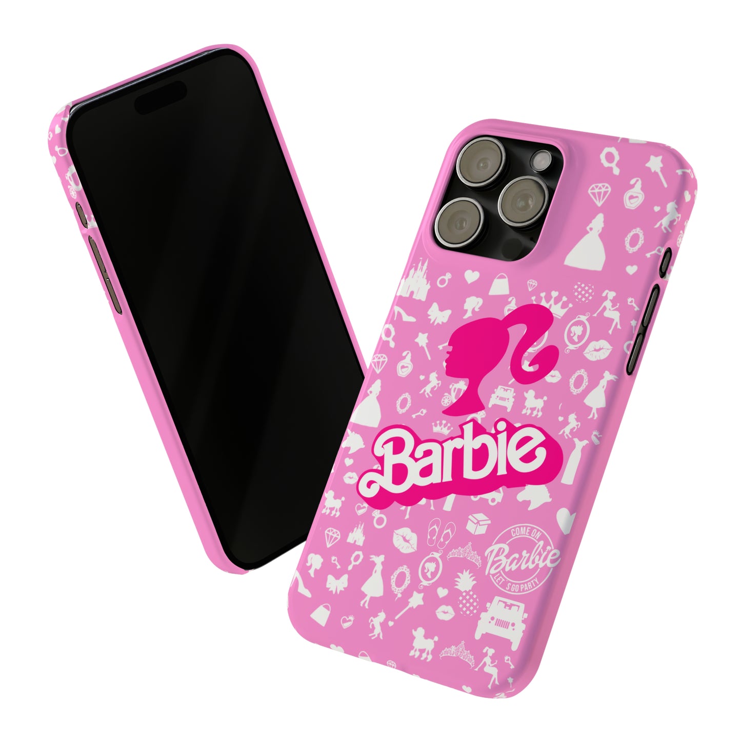 Barbie phone case, Barbie movie merch, Movie phone case, pink phone case