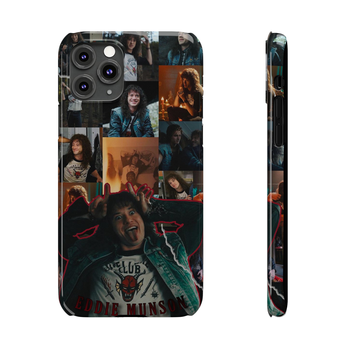 Eddie Munson Slim Phone Case, Stranger Things slim phone case