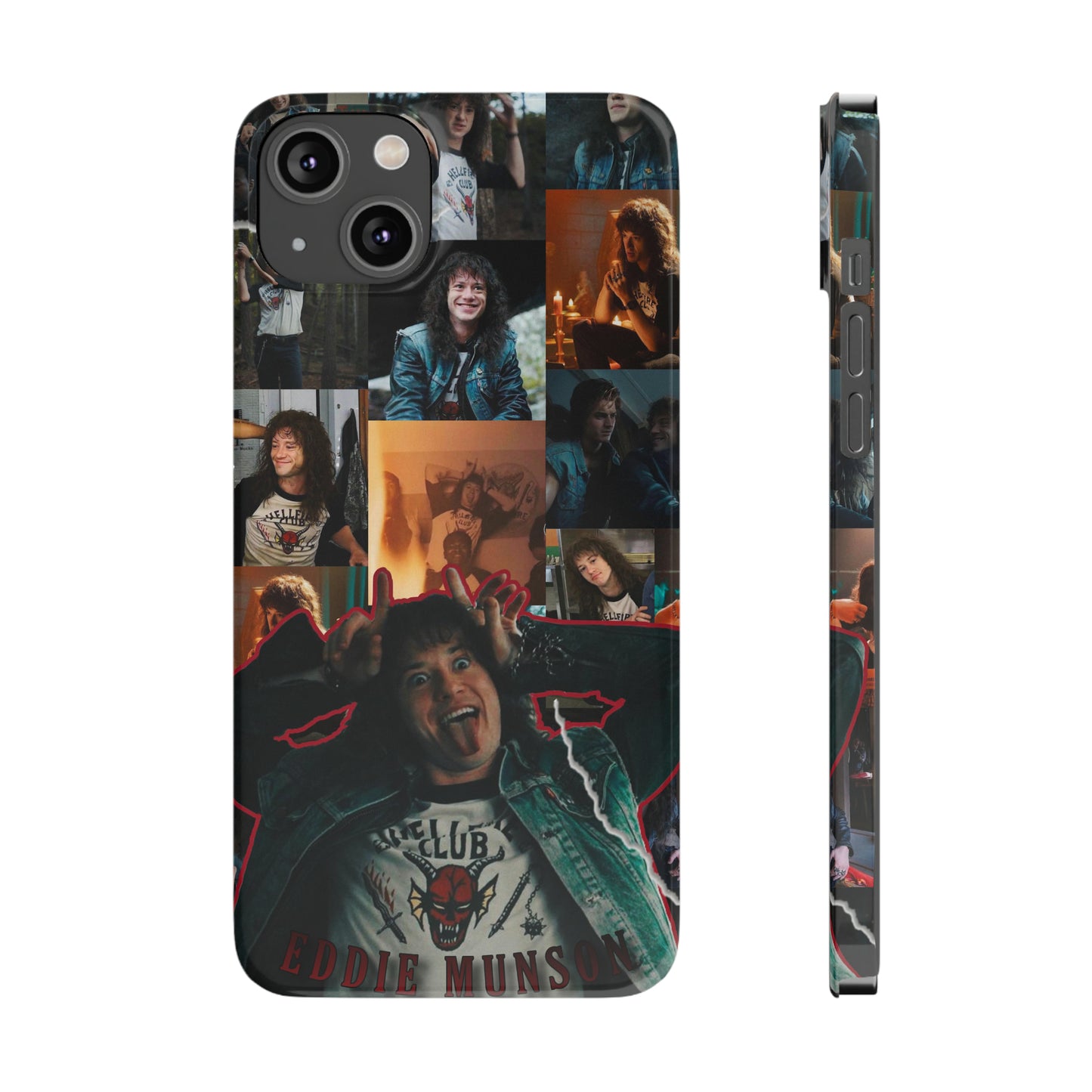 Eddie Munson Slim Phone Case, Stranger Things slim phone case