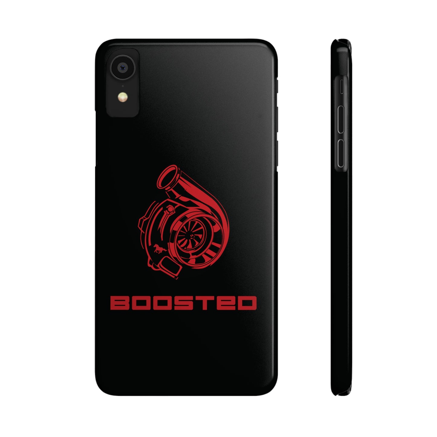 2015-2024 Mustang Boosted Badge - GT350 EcoBoost Emblem Slim Phone Cases