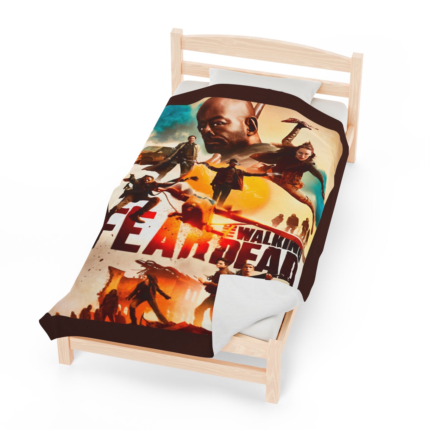 Fear the walking dead blanket, Ftwd merch, Alicia Clark, Morgan Jones