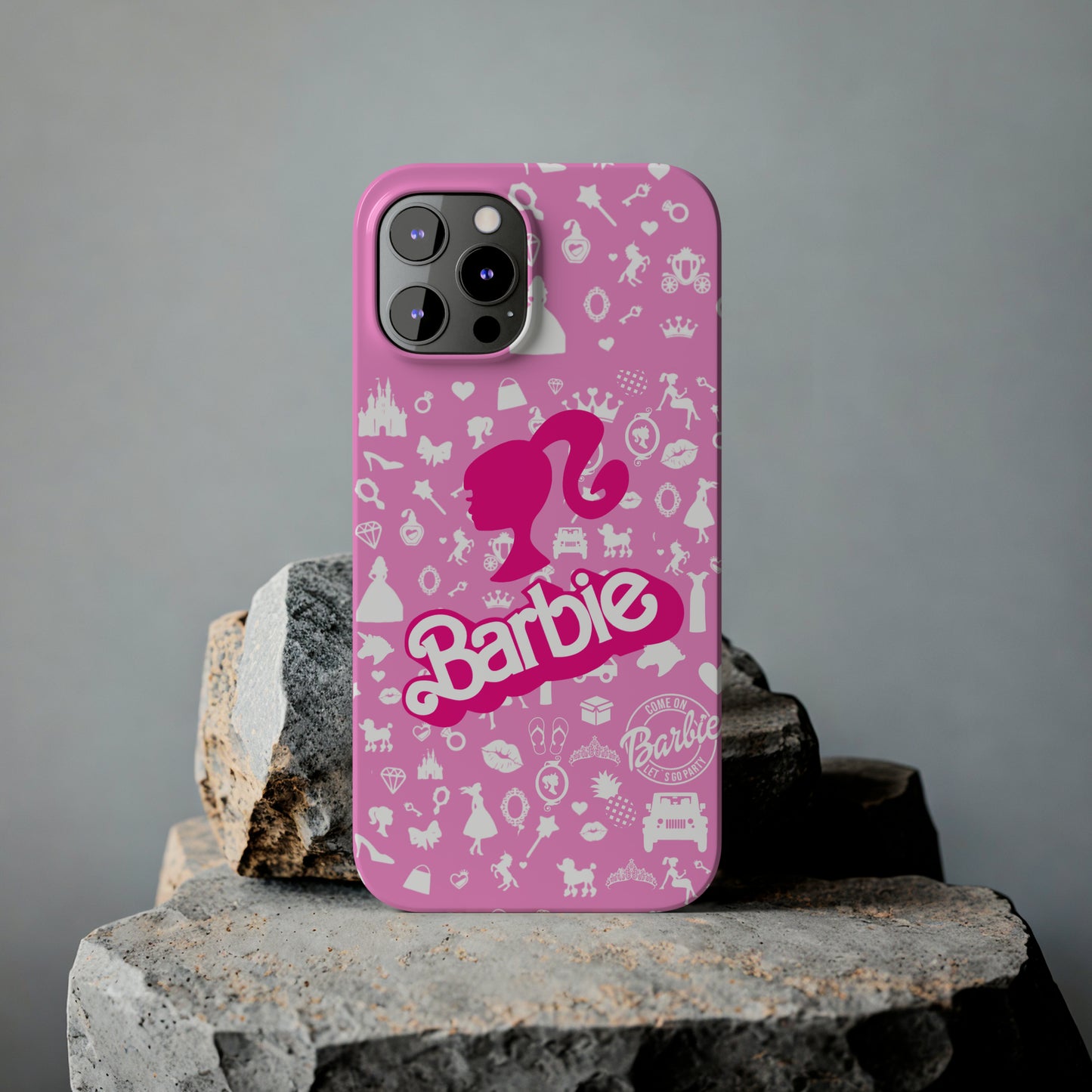 Barbie phone case, Barbie movie merch, Movie phone case, pink phone case