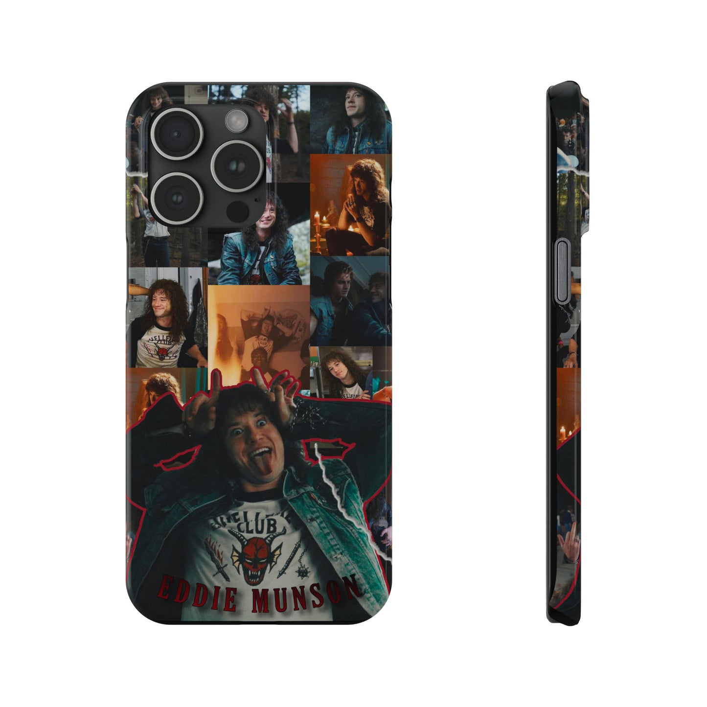 Eddie Munson Slim Phone Case, Stranger Things slim phone case