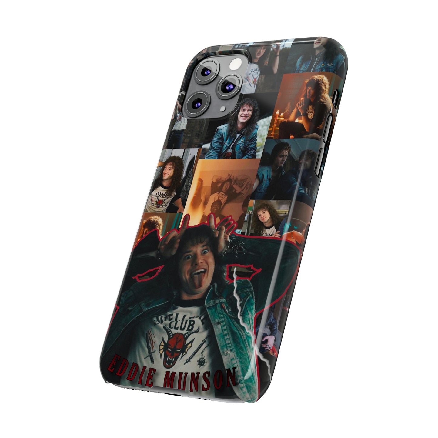 Eddie Munson Slim Phone Case, Stranger Things slim phone case