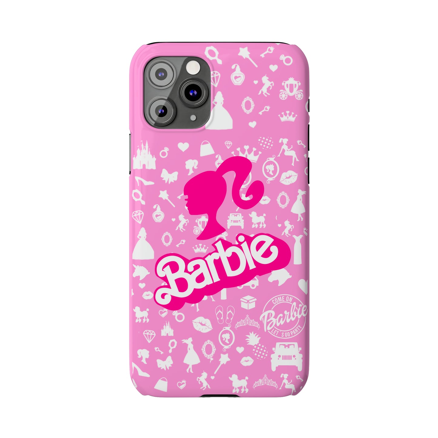 Barbie phone case, Barbie movie merch, Movie phone case, pink phone case