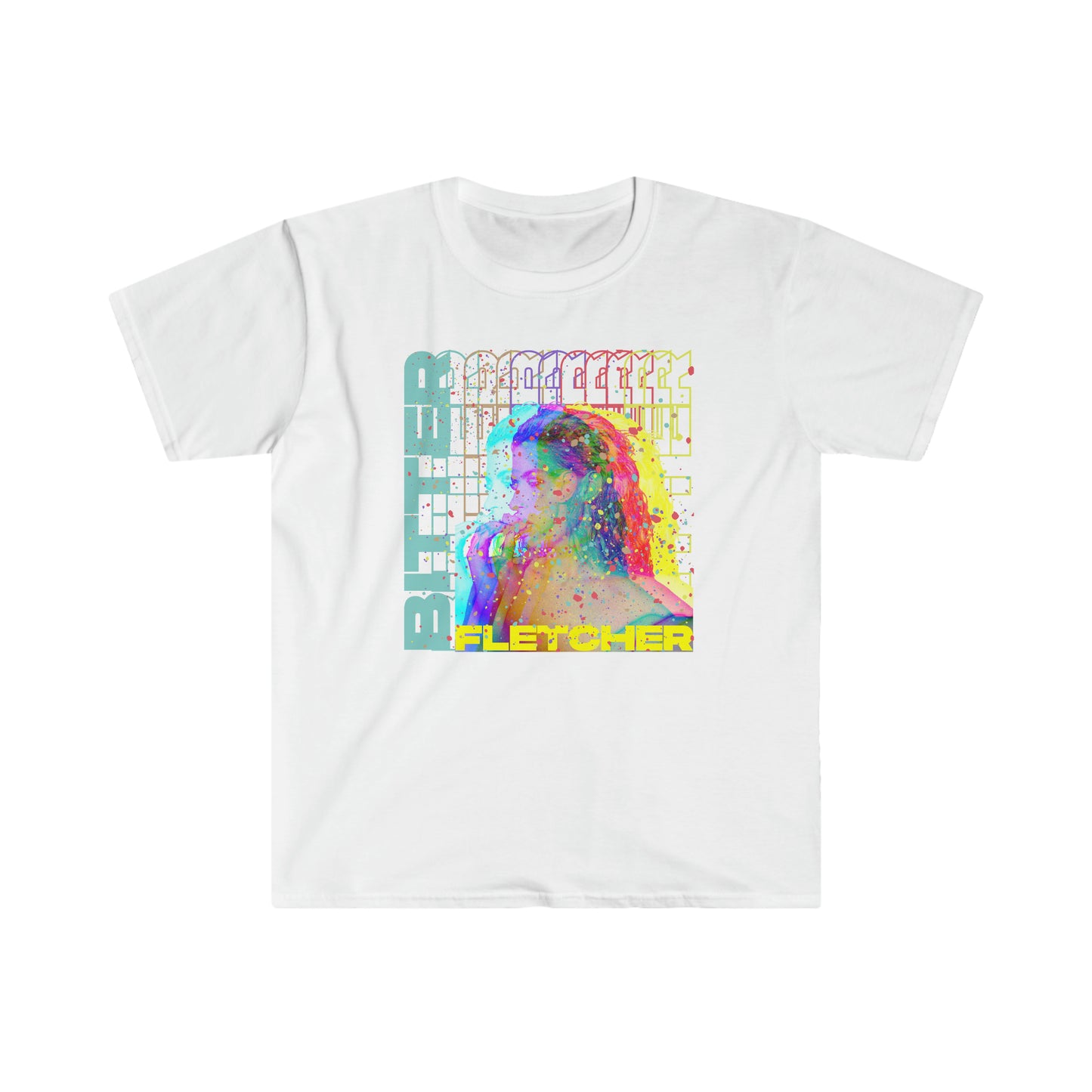 Fletcher Bitter paint splatter T-shirt