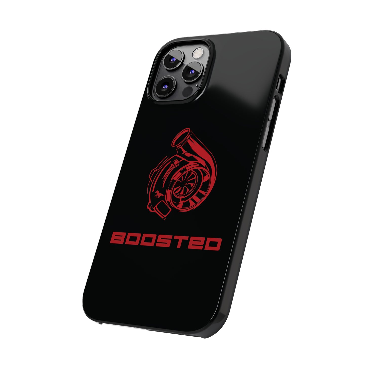 2015-2024 Mustang Boosted Badge - GT350 EcoBoost Emblem Slim Phone Cases