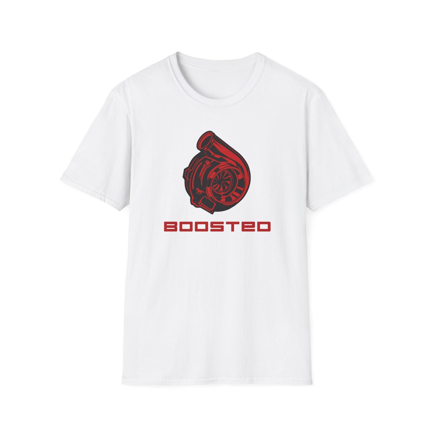 2015-2024 Mustang Boosted Badge - GT350 EcoBoost Emblem Unisex Softstyle T-Shirt