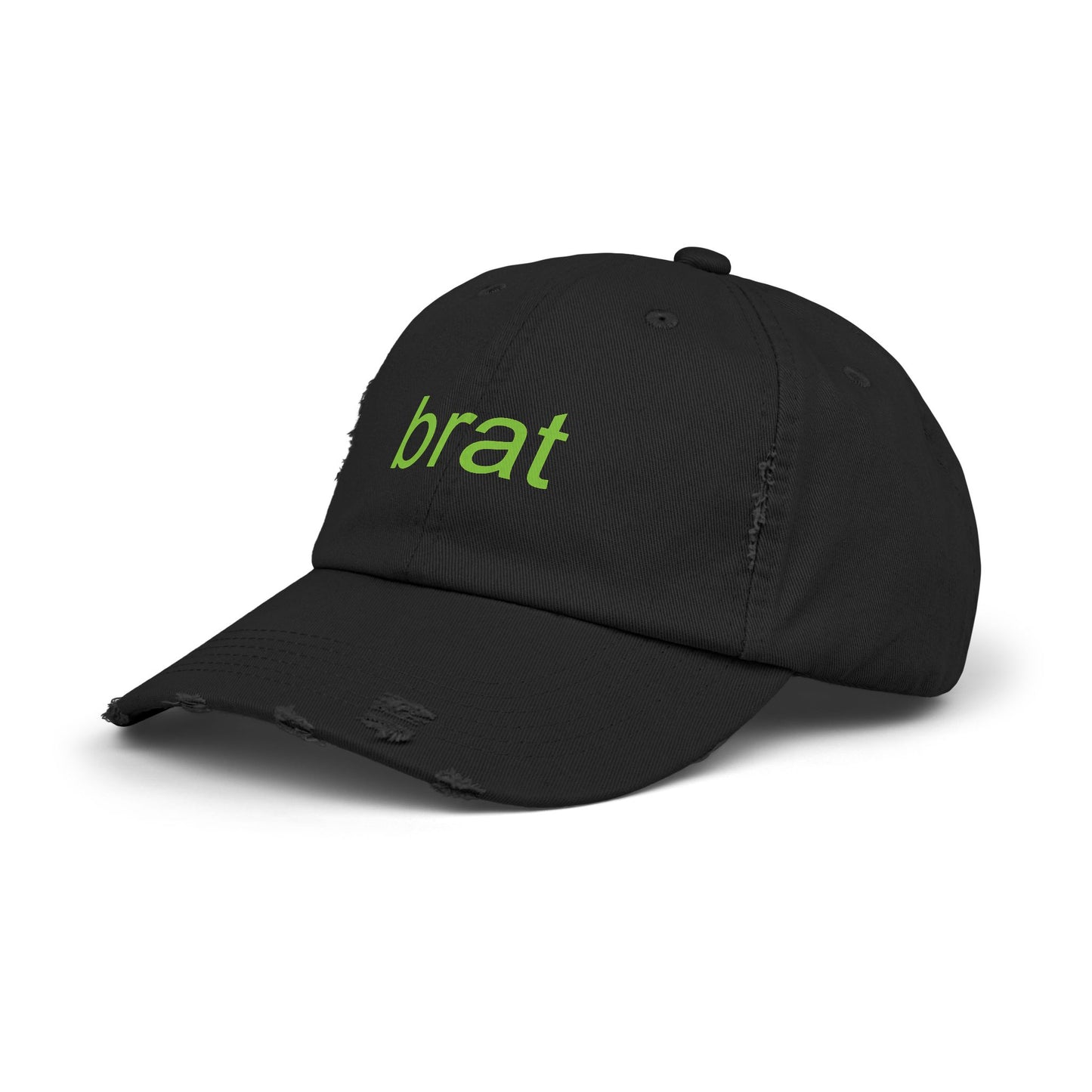 Brat Unisex Distressed Cap